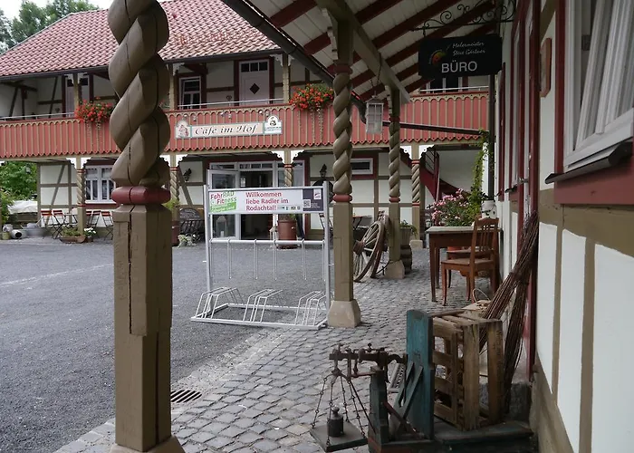 招待所 Cafe Im Hof- Streufdorf
